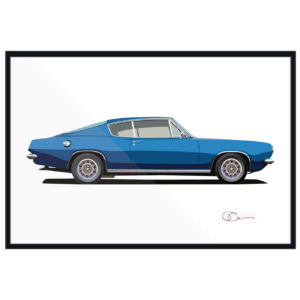 1969 Plymouth Barracuda Fastback Print