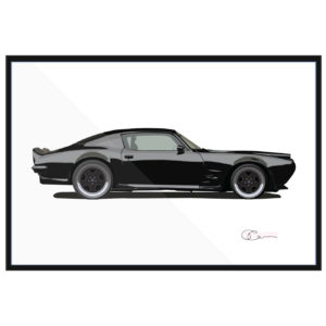 70 Pontiac Firebird black