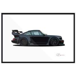 Porsche 964 RWB Black