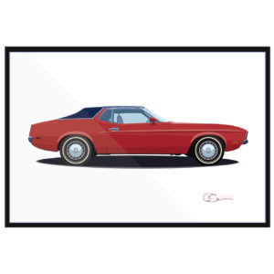73 Ford Mustang Grande Orange