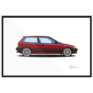 1989 Honda Civic Si Print