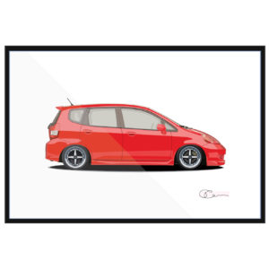 Honda Fit red