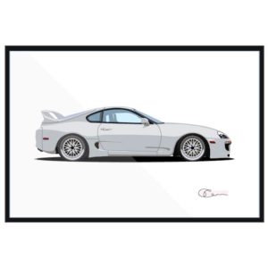 1998 Toyota Supra (Angel Tribute) white