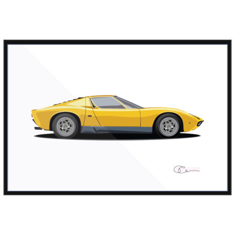 Lamborghini Miura Yellow – J7Artwork