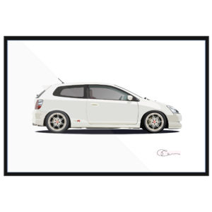 2005 Honda Civic Type R (facelift) in Championship White Print