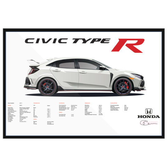 2017 Civic Type R FK8 Spec Sheet – J7Artwork